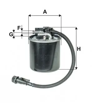 WF8471 Фільтр палива WIX FILTERS підбір по vin на Brocar