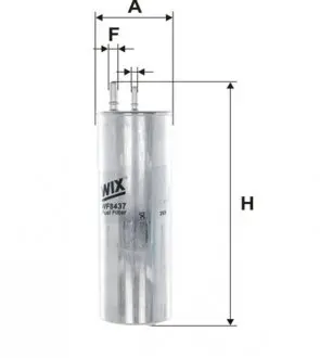 WF8437 Фільтр палива WIX FILTERS підбір по vin на Brocar