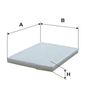 WP2004 Фільтр салону WIX FILTERS підбір по vin на Brocar