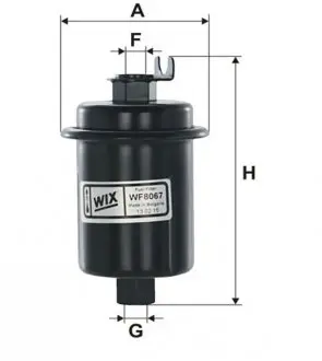 WF8067 Фільтр палива WIX FILTERS підбір по vin на Brocar