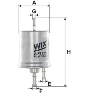 WF8325 Фильтр топлива WIX FILTERS подбор по vin на Brocar