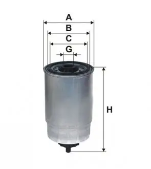 WF8247 Фільтр палива WIX FILTERS підбір по vin на Brocar