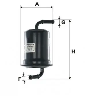 WF8209 Фильтр топлива WIX FILTERS підбір по vin на Brocar