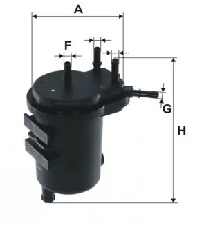 WF8357 Фильтр топливный WIX FILTERS подбор по vin на Brocar