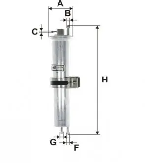 WF8338 Фильтр топлива WIX FILTERS підбір по vin на Brocar