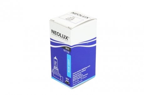 NLX711B Автолампа Neolux NLX711B Blue Light H11 PGJ19-2 55 W світло-блакитна NEOLUX підбір по vin на Brocar