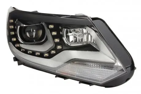 1ZT010748101 Фара основна Bi-Xenon з мотором,без ламп, без передчуття.приладу D3SH7 PSY24W з денн.світлом прав.Tiguan HELLA підбір по vin на Brocar