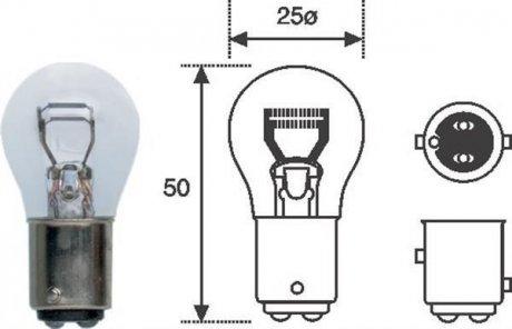 P215W12 Лампа R2 MAGNETI MARELLI підбір по vin на Brocar
