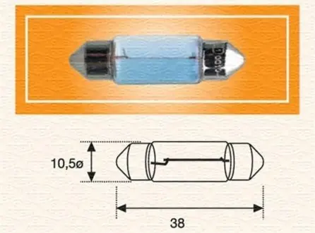 C10W24 Лампа R2 MAGNETI MARELLI підбір по vin на Brocar