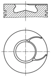 2136600 Поршень MAHLE / KNECHT підбір по vin на Brocar
