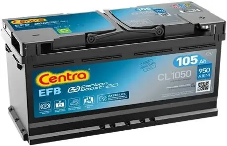 CL1050 AKUMULATOR 105AH/950A 12V P+ START-STOP EFB Centra підбір по vin на Brocar