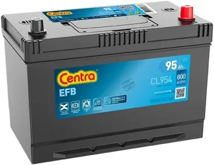 CL954 AKUMULATOR 95AH/800A 12V P+ START-STOP EFB Centra підбір по vin на Brocar