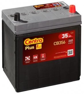 CB356 Стартерная аккумуляторная батарея Centra подбор по vin на Brocar