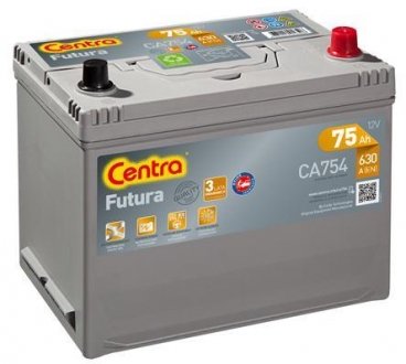 CA754 Стартерная аккумуляторная батарея Centra подбор по vin на Brocar