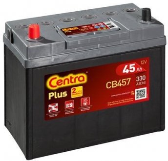 CB457 Стартерная аккумуляторная батарея Centra підбір по vin на Brocar
