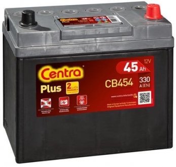CB454 Стартерная аккумуляторная батарея Centra подбор по vin на Brocar
