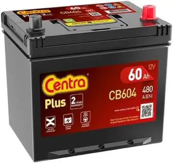 CB604 Стартерная аккумуляторная батарея Centra подбор по vin на Brocar