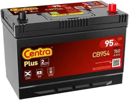 CB954 Стартерная аккумуляторная батарея Centra підбір по vin на Brocar