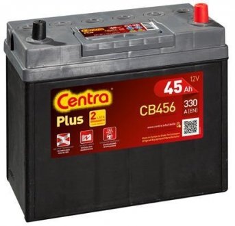 CB456 Стартерная аккумуляторная батарея Centra підбір по vin на Brocar