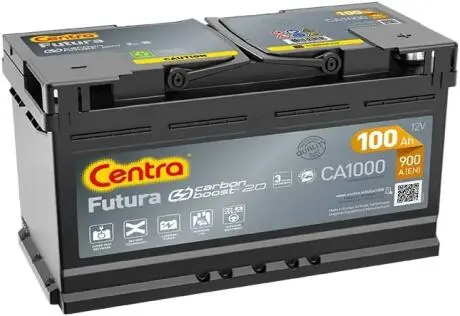 CA1000 Стартерная аккумуляторная батарея Centra подбор по vin на Brocar