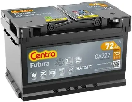 CA722 Стартерная аккумуляторная батарея Centra подбор по vin на Brocar