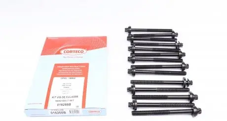 016255B Болти головки (к-кт 14шт.) BMW 3 (E46)/5 (E36/E60/E61) 90- (L=146.5mm) M57 D30 CORTECO підбір по vin на Brocar