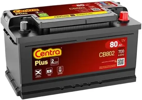 CB802 Стартерная аккумуляторная батарея Centra подбор по vin на Brocar