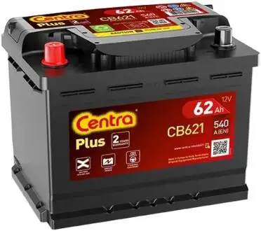CB621 Акумулятор Centra підбір по vin на Brocar