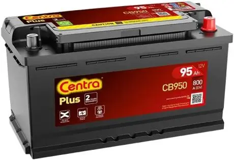 CB950 Стартерная аккумуляторная батарея Centra подбор по vin на Brocar
