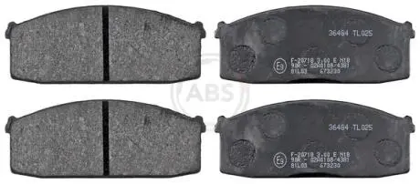 36484 Гальмівні колодки дискові A.B.S. підбір по vin на Brocar