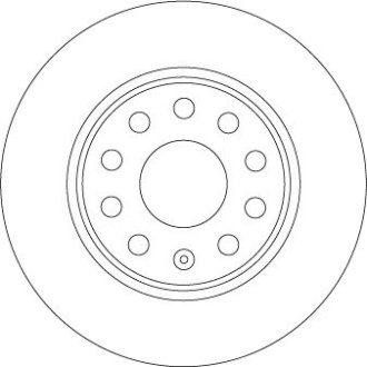 DF6952 TARCZA HAM. VW T. T-ROC 1,0-1,5 TSI/1,6-2,0 TDI 17- TRW підбір по vin на Brocar