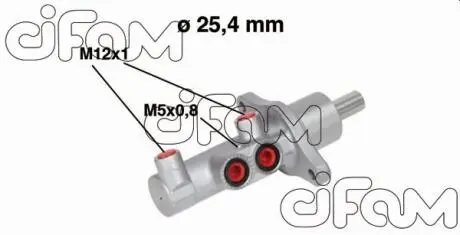 202543 Главный тормозной цилиндр Mazda 3 03-09, 41883 CIFAM подбор по vin на Brocar