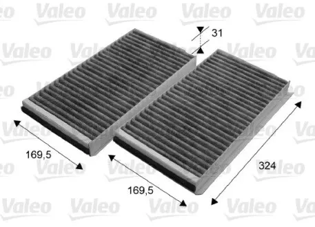 698864 Фильтр, воздух во внутренном пространстве VALEO подбор по vin на Brocar