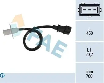 79003 Датчик частоты вращения, управление двигателем FAE подбор по vin на Brocar