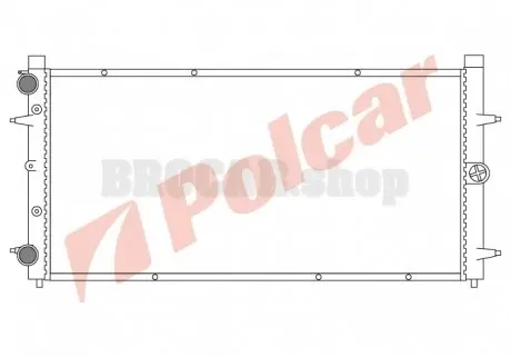 9566082 Радиаторы охлаждения POLCAR подбор по vin на Brocar