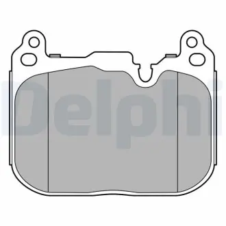 LP3597 Klocki ham. BMW/MINI Przód 11/2014> DELPHI підбір по vin на Brocar
