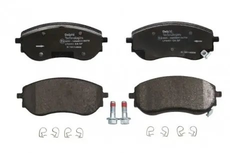 LP3401 Тормозные колодки, дисковые DELPHI підбір по vin на Brocar
