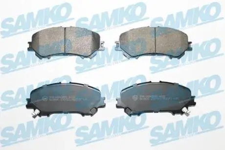5SP2151 Колодки гальмівні передн Nissan X-Trail T32, Qashqai 13-> (LPR-Samko) SAMKO подбор по vin на Brocar