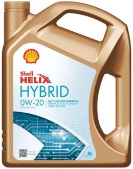 550056725 Олива двигуна 5L Shell Helix Hybrid 0W-20 SHELL підбір по vin на Brocar