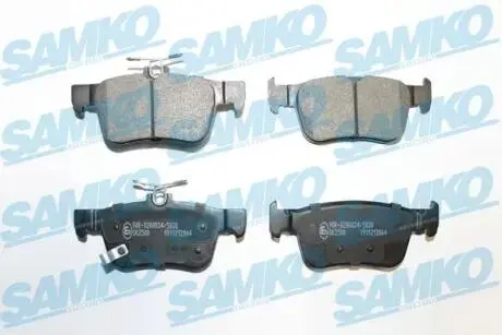 5SP2064 Колодки гальмівні задні Honda Civic X 16-> (LPR-Samko) SAMKO підбір по vin на Brocar