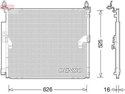 DCN50034 Конденсатор, Кондиціонер DENSO підбір по vin на Brocar