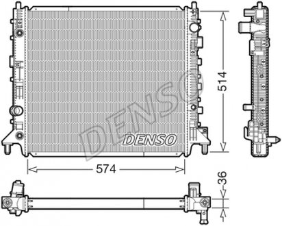 DRM99013 Радіатор DENSO підбір по vin на Brocar