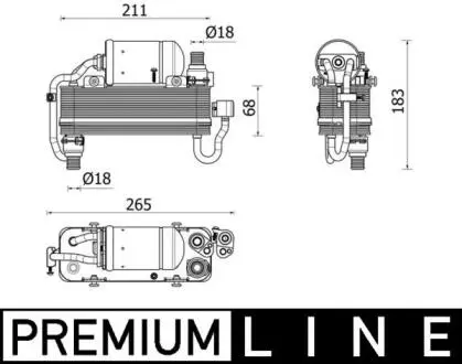 AC960000P CHŁODNICA KLIMATYZACJI BMW MAHLE / KNECHT підбір по vin на Brocar