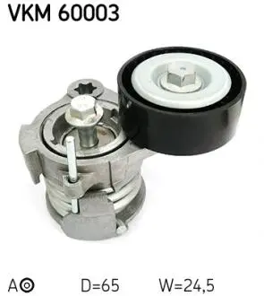 VKM60003 Ролик з натяжною. Antara 2,0CDTI, CHEVROLET Cruze, Captiva,2,0CDI SKF підбір по vin на Brocar