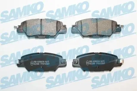 5SP2069 Колодки гальмівні задні Mazda CX5 11-> (LPR-Samko) SAMKO підбір по vin на Brocar