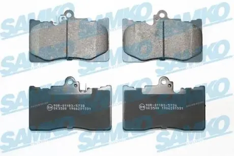5SP1331 Тормозные колодки, дисковый тормоз (набор) SAMKO подбор по vin на Brocar