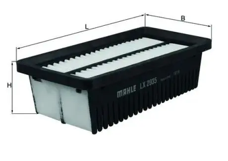 LX2035 Фільтр MAHLE / KNECHT підбір по vin на Brocar