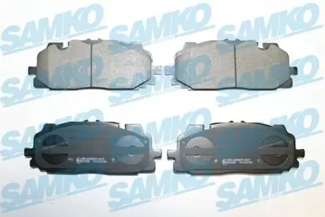 5SP2102 Колодки гальмівні SAMKO підбір по vin на Brocar