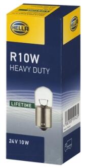 8GA002071271 Автолампа Behr Hella 8GA002071271 Heavy Duty C5W BA15s 10 W прозора HELLA підбір по vin на Brocar