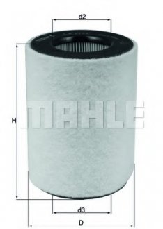 LX1792 Воздушный фильтр MAHLE / KNECHT подбор по vin на Brocar